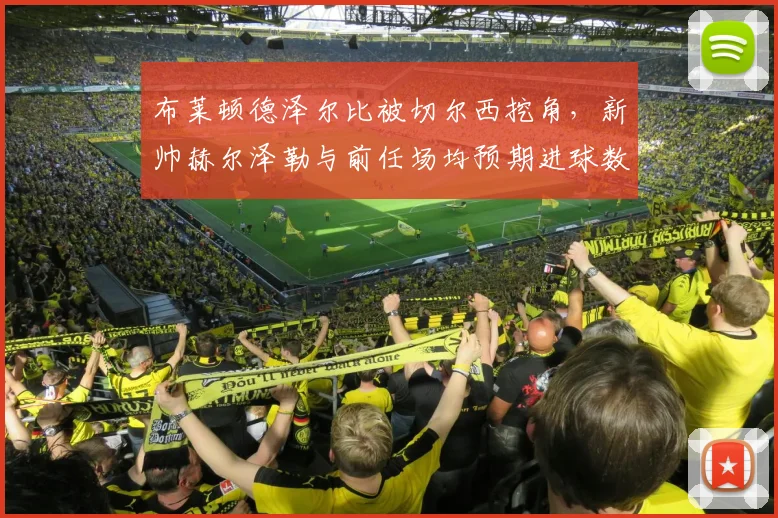 布莱顿德泽尔比被切尔西挖角，新帅赫尔泽勒与前任场均预期进球数对比：1.8 vs 2.1